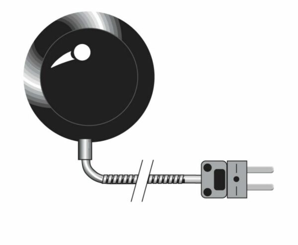 TME - Kiln or Oven Black Ball Temperature Probe Type T - Image 2