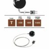TME - Kiln or Oven Black Ball Temperature Probe Type T