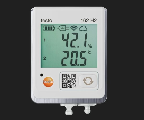 testo 162 H2 - Online data logger with display and connections
