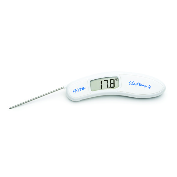 Hanna HI-151-0C Checktemp4 white folding thermometer