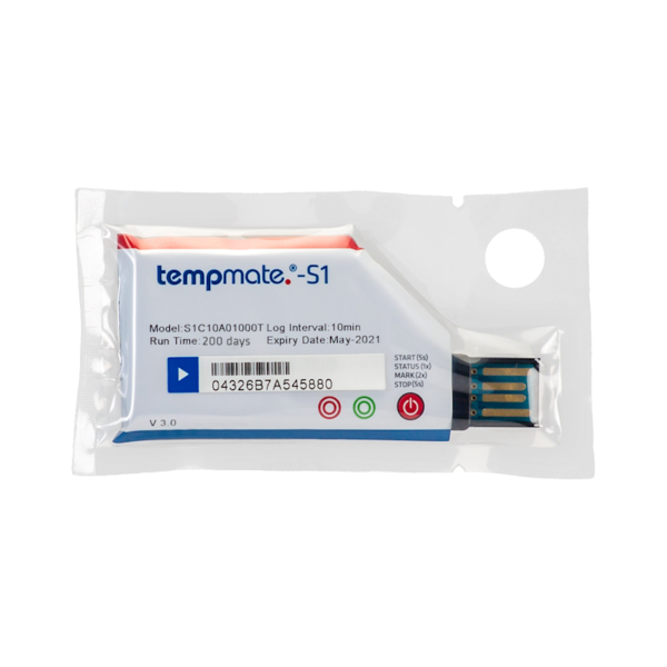 Tempmate-S1 Single Use USB Temperature Data Logger