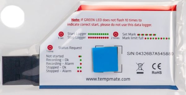 Tempmate-S1 Single Use USB Temperature Data Logger - Image 2