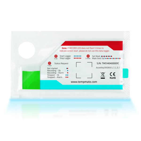 TEMPMATE - Single Use Temperature Data Logger Pack of 20 Loggers