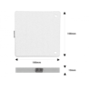 TME TFS01 - T Type Food Simulator Probe 100mm x 100mm x 10mm - Image 5