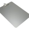 Detectamet Stainless Steel Clipboard with Jumbo Economy Chrome Clip