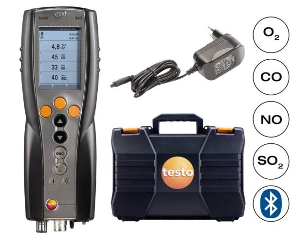 Testo 340 - Flue Gas Analyser (SO2 Kit)