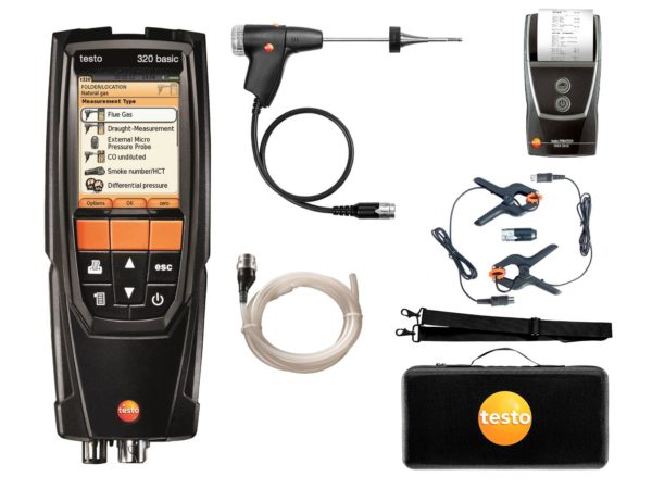Testo 320B - Flue Gas Analyser (Advanced kit)